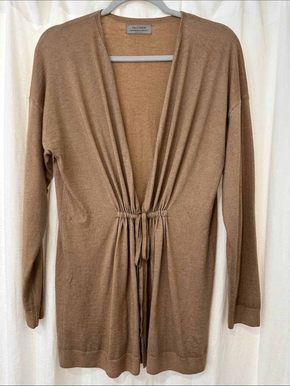 Falconeri Ultralight Cashmere Tie-Waist Cardigan